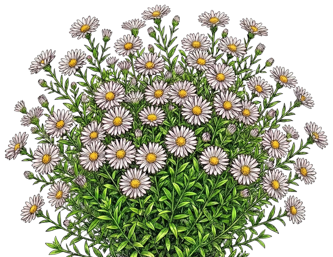 Астра кустарниковая 