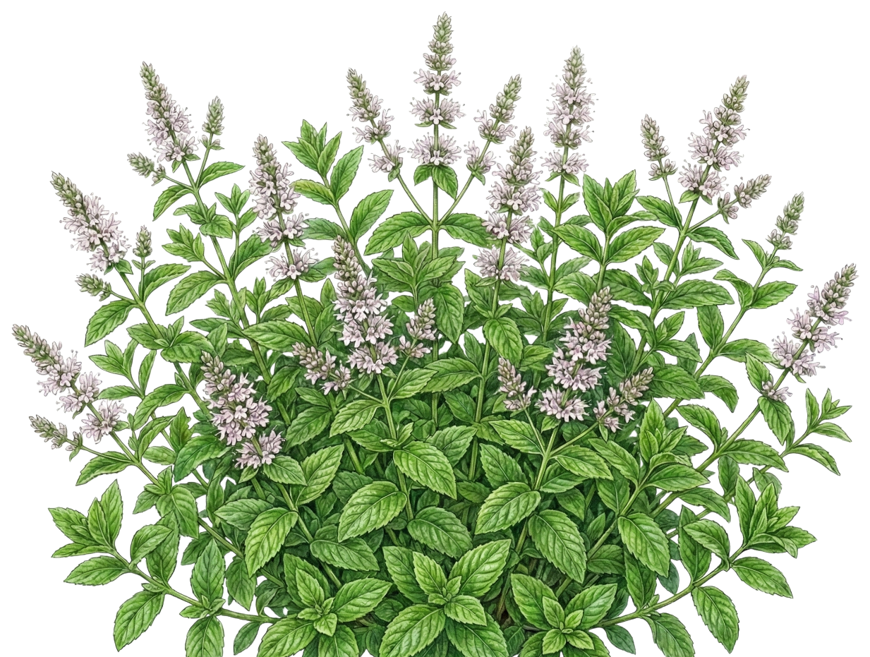 Мята колосистая (зеленая) 