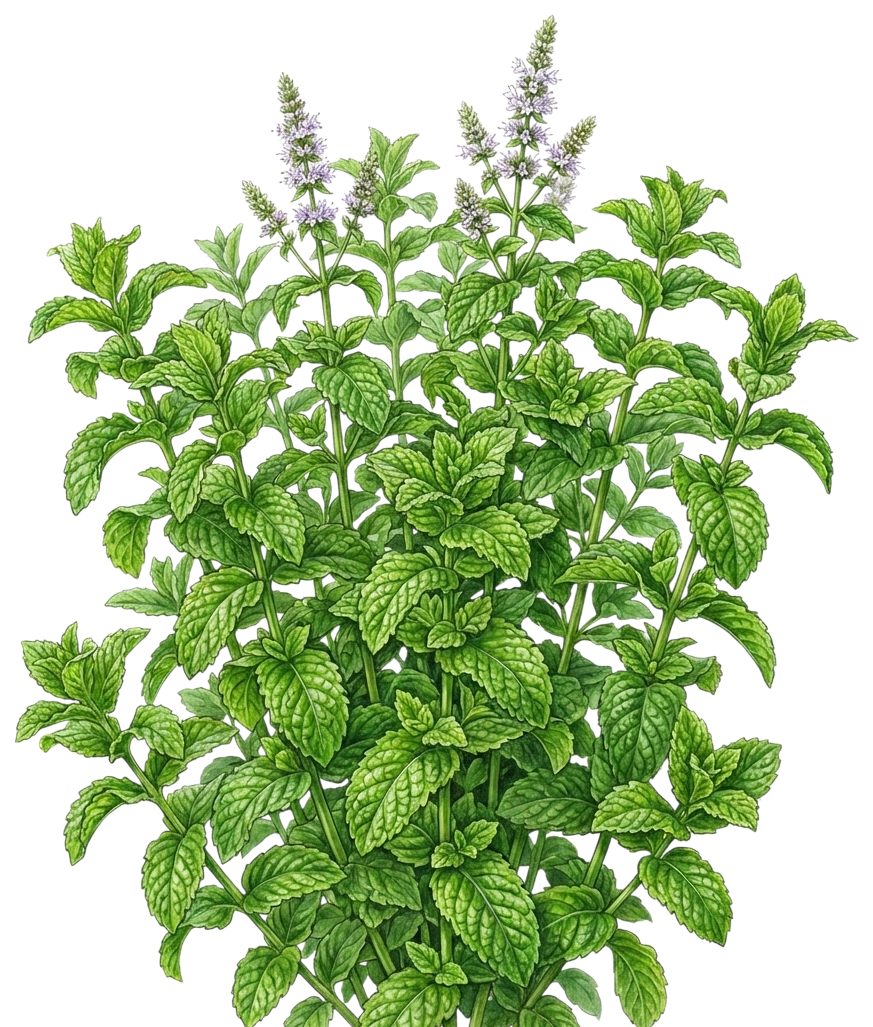 Мята курчавая