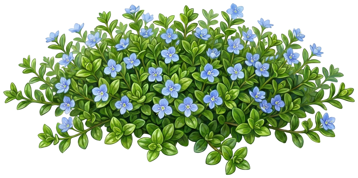 Вероника колосистая 
