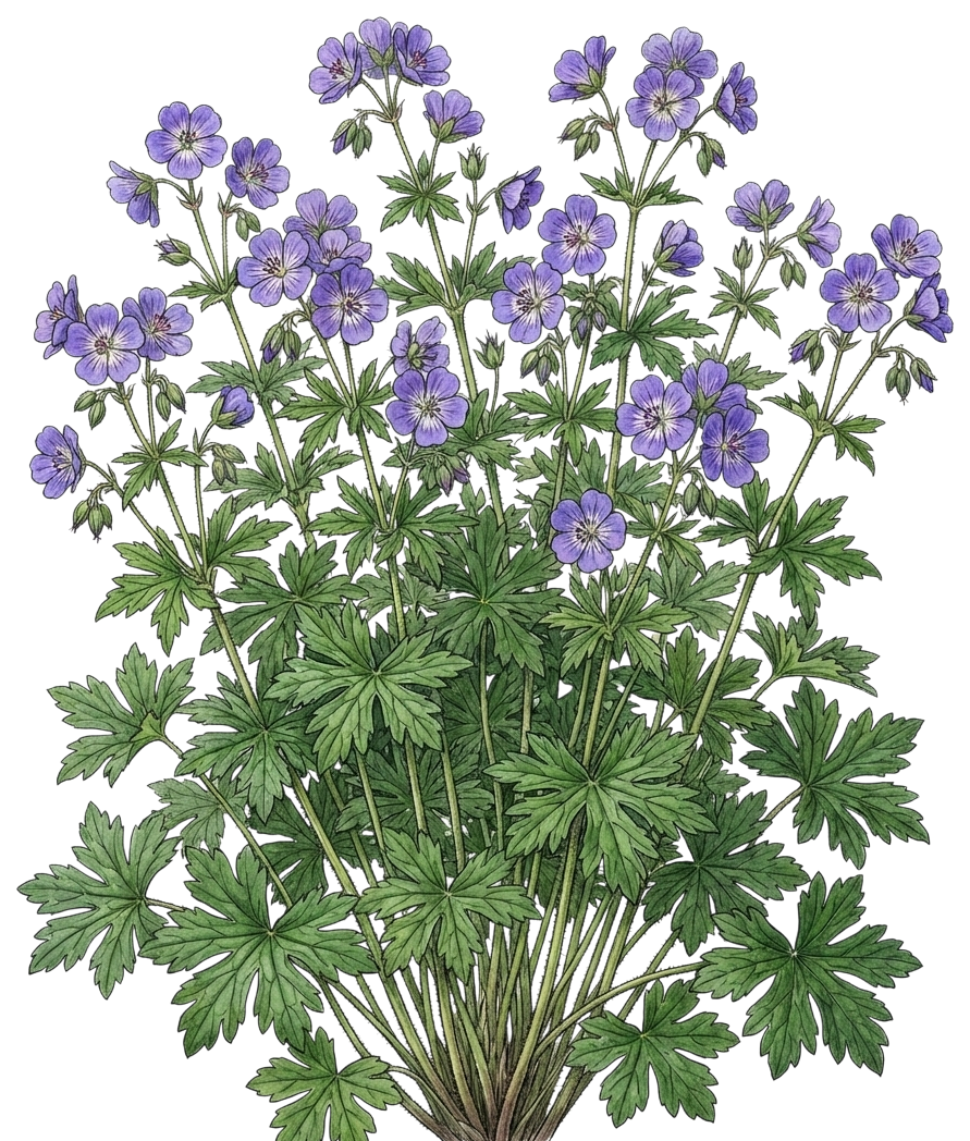 Герань лесная 