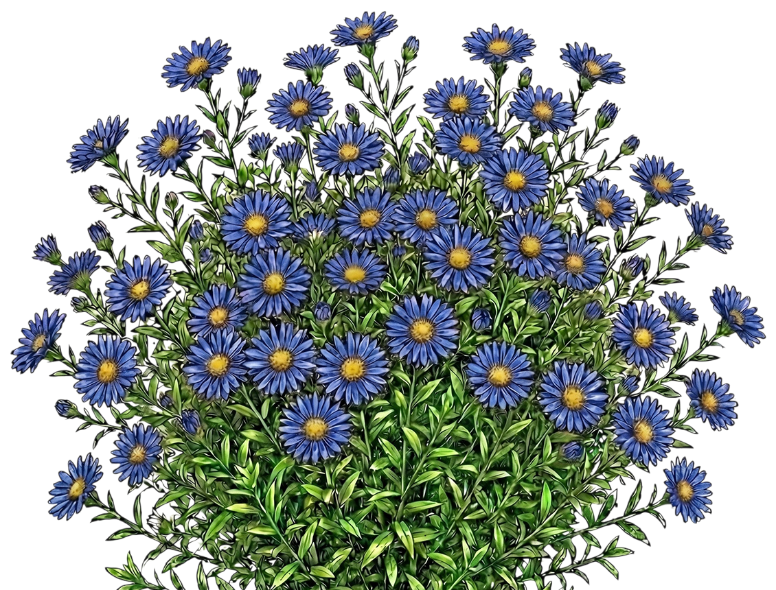 Астра кустарниковая 